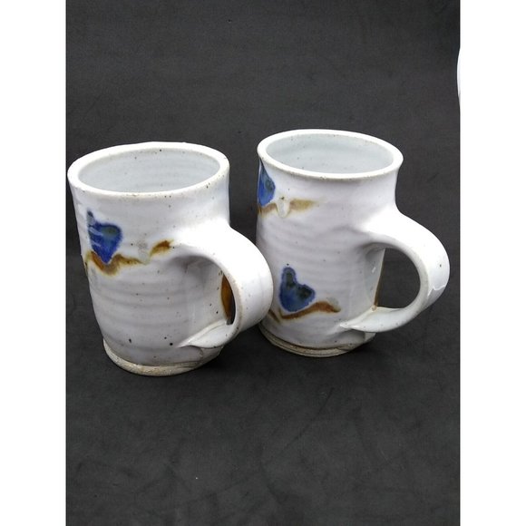 VTG '94 Tomlinson Craft Collection Baltimore Pottery Artisan Signed Mugs 4" - Picture 3 of 12